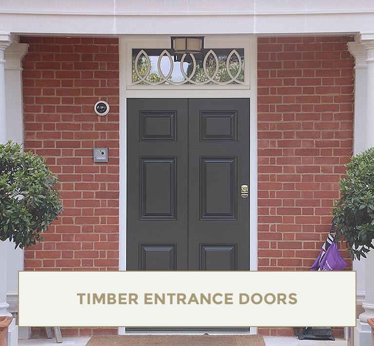 High-Security Custom-Built Timber Entrance Doors in South West London