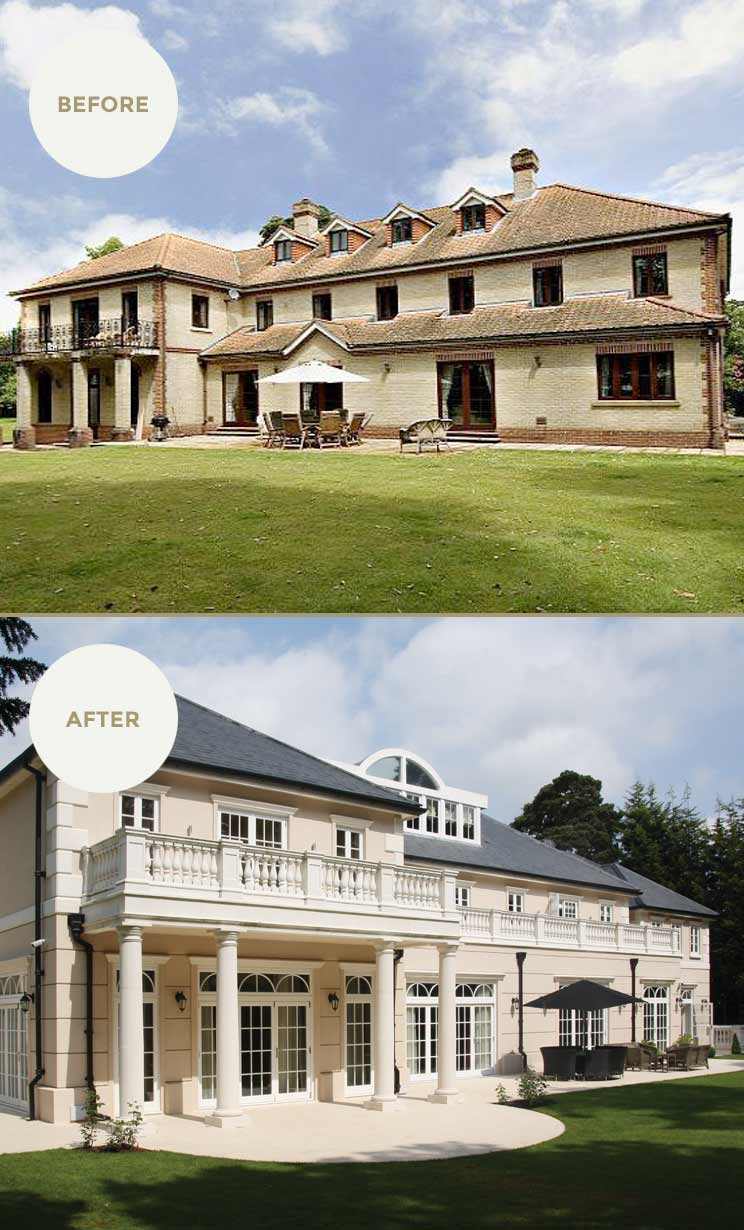 Luxury Mansion. As the old saying goes “the devil is in the detail” – it could not be more true than for the character of the opulent mansion. This impressive property style was complemented by our unique arched bifold doors and Slimline Casement windows.