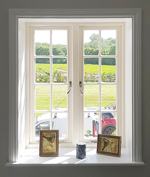 Georgian 8 pane slimline casement window