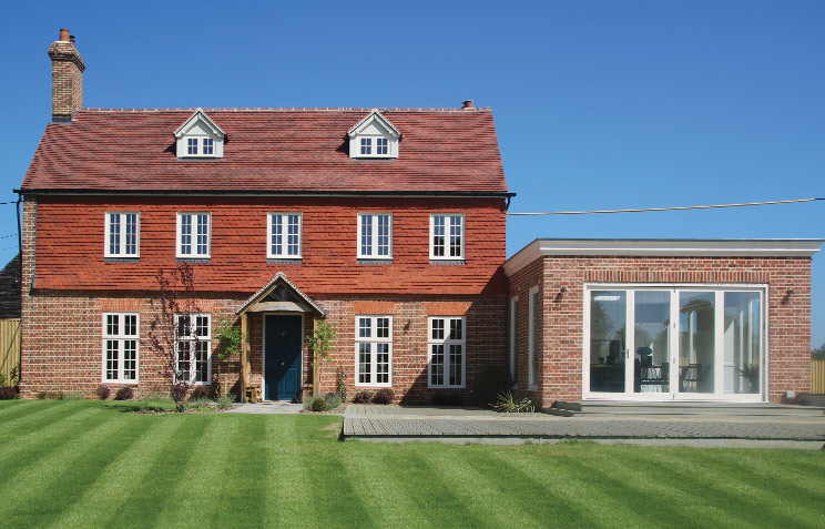 Flush Casement timber windows and bifold doors for this picturesque Country House in Windsor, Berkshire