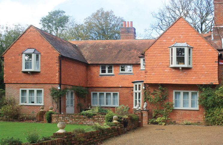 Replacement and new Flush timber casement windows and doors for this ornate country home in Warlingham, Surrey