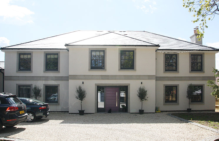 Replacement & new timber sash windows and doors for this Georgian country house in Guildford, Surrey