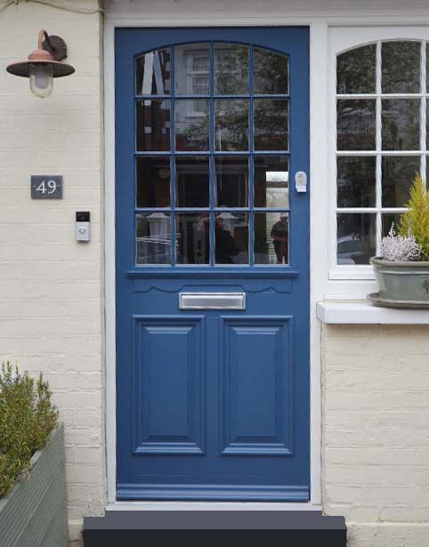 Authentic 1920’s Entrance Door with matching side window