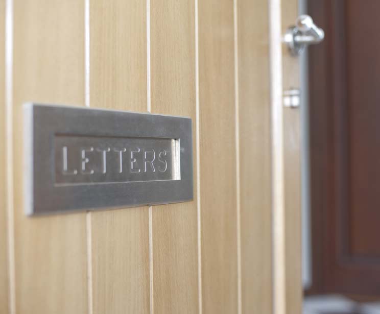 Vast selection of finishes and designs to finish off your new door in style
