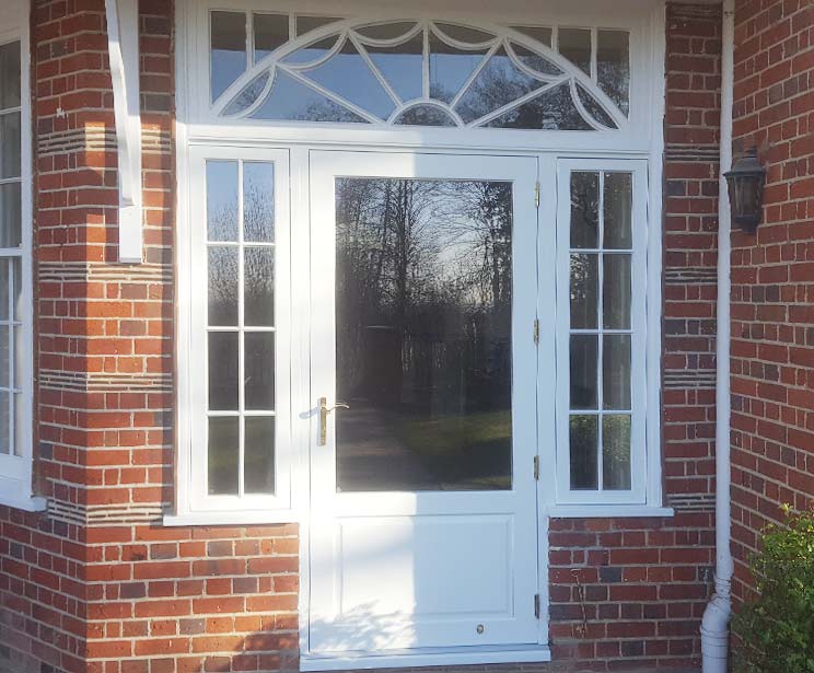 Georgian Door with Unique Glazing Bar detail