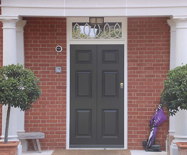 Faithfully Designed Georgian Entrance Door with Top Light
