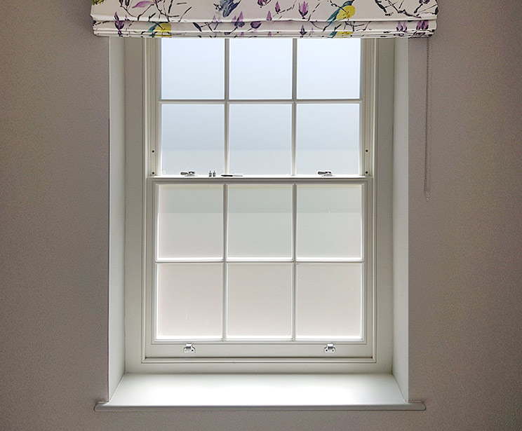 Close up Georgian Slimline Sash Window