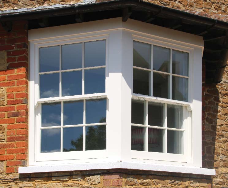 Georgian Spring Sash Window Bay