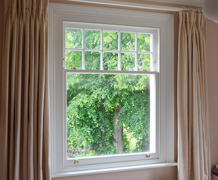 Unusual Split Edwardian Sash Window