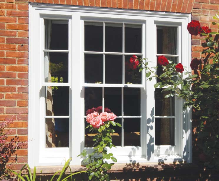 Queen Anne design sash window