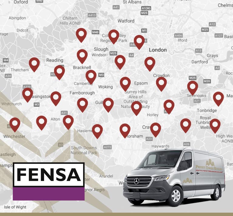 Areas we cover